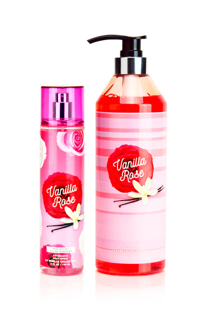Vanilla Rose 2-Piece Body Mist and Shower Gel Set