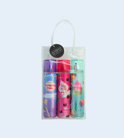 The Dulce Collection 3-Piece Patisserie Body Spray Set